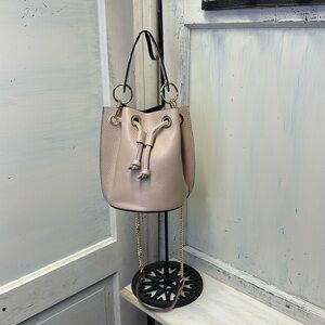 Elegant Cream Bucket Bag